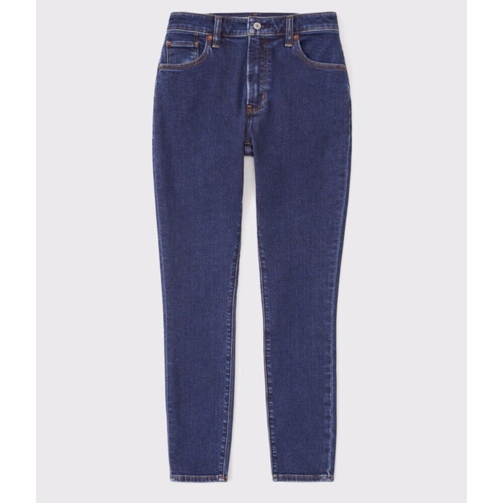 NWT Abercrombie & Fitch Skinny High Rise Jeans Size 23 000s Women’s Curve Love
